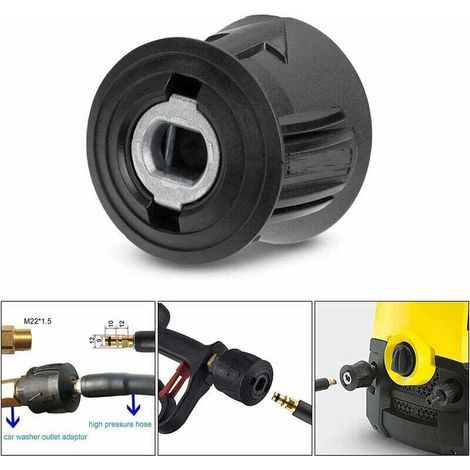 Raccord rapide pour laveuse haute pression, connecteur tuyau Union A M22 14mm, adaptateur compatible Karcher (1/3)