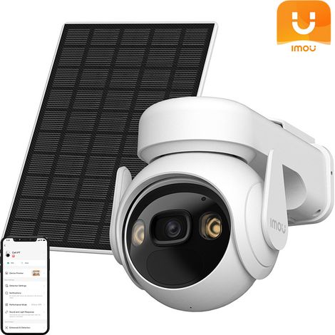 Drehbare WLAN-Außenkamera mit Solarpanel imou Cell PT kit lite (Typ C) (1/5)