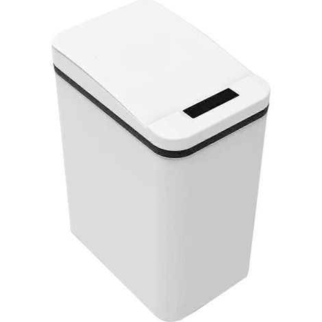 Poubelle de salle de bain sans contact, poubelle automatique à détecteur de mouvement (A)-- (1/5)