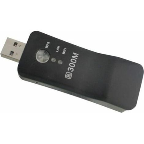 Adaptateur Wi-Fi USB sans fil 300 M double bande, clé réseau haute définition pour TV, box et ordinateur, réception rapide (1/5)