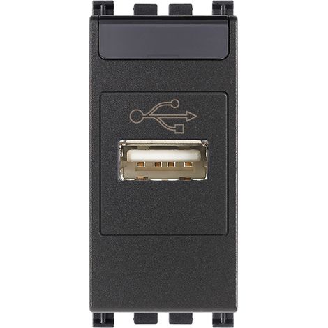 VIMAR - 19345 Presa USB grigio