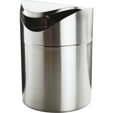Papelera de mesa APS, capacidad 1,20 litros, altura 170 mm, ø 120 mm