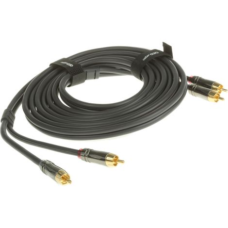 Câble RCA, RS PRO, RCA mâle RCA mâle, 3m Noir ( Prix pour 1 paire ) (1/3)