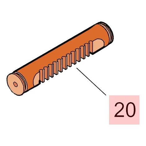 FAAC 7193205 Cremagliera Per Martinetto 760 L.178 140° Ricambio (1/3)
