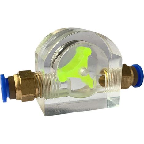 Indicateur de débit d'eau 8 mm, débitmètre en acrylique, outil de mesure de bureau, type A. (1/5)