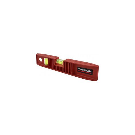 TECHMAN Niveau torpedo incassable 250 mm 2 fioles : 180° et 90° (1/3)