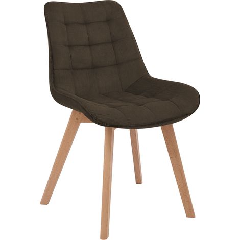 Silla de comedor Brook Cord Marrón (1/5)