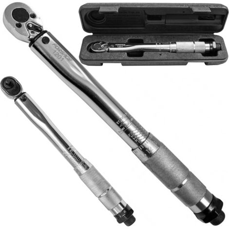 Chiave dinamometrica autobloccante da 1/4'' 2-24 Nm
