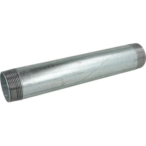 Nipple double galvanisé 1 1/2'' x 250 mm