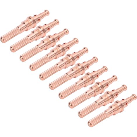 Lot de 10 électrodes plasma 9-8215 en laiton compatibles découpeur Thermal Dynamics SL60 SL100 (1/5)