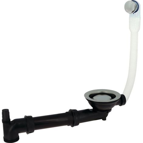Nicoll – Bonde de lavabo 90mm – Corps en polypropylène recyclé – Design gain de place – Étanchéité normalisée – Pour évier à une cuve - tre90mm (1/3)