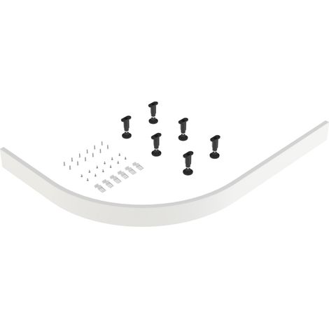 Shower Tray Leg Set & Plinth Kit - White - 900mm Panel