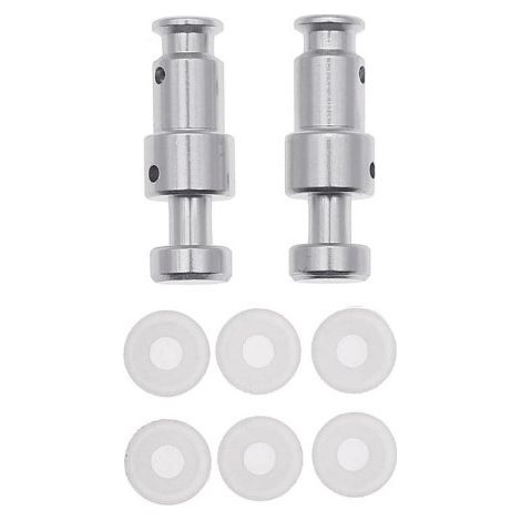 Valve flotteur pour autocuiseur électrique IP-DUO60, argent, double trou, aluminium 3.20.90.8, clapet anti-retour