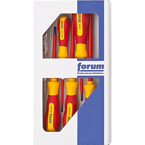 Forum Schraubendreher-Satz VDE 6-tlg. für Schlitz/PH + Phasenprüfer (1/5)