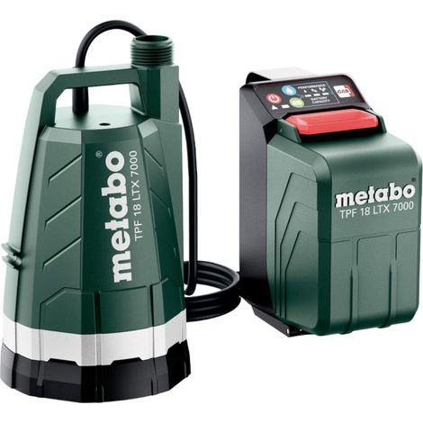 Metabo Akku-Tauchpumpe TPF 18 LTX 7000 ohne Akku und Ladegerät