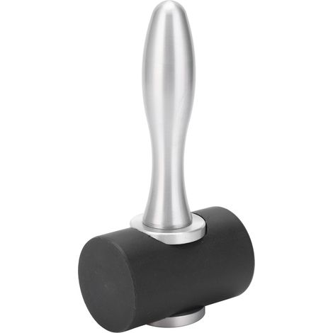 Marteau à sculpter le cuir en forme de T, maillet en nylon pour artisanat, outil à main avec manche en aluminium (1/5)