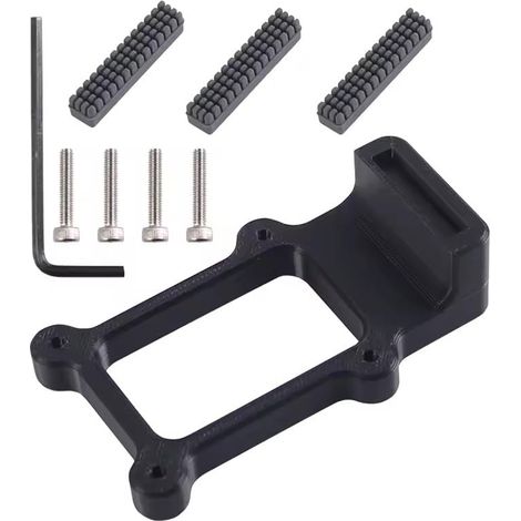 Kit de limpieza de boquillas de silicona para extrusor Prusa XL con soporte de montaje para cama caliente para impresoras 3D