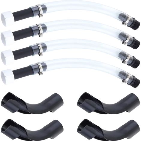Tuyau de remplissage de carburant de course avec 4 bouchons de tuyau pour bidons LC2 pour bidons de carburant Scribner 14" Tuyau de bidon d'essence (1/5)