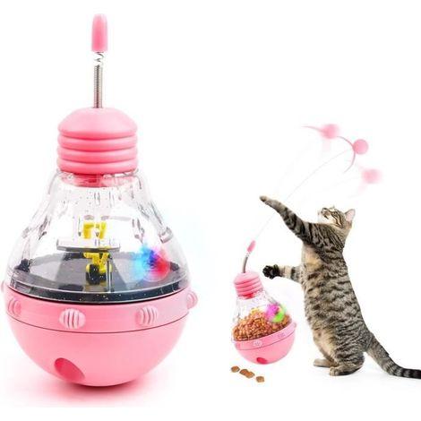 Jouet Interactif pour Chat 3 en 1, Jouets Interactifs pour Chats d'Intérieur, Jouet Intelligent Automatique pour Chat, Jouet Chat (1/4)
