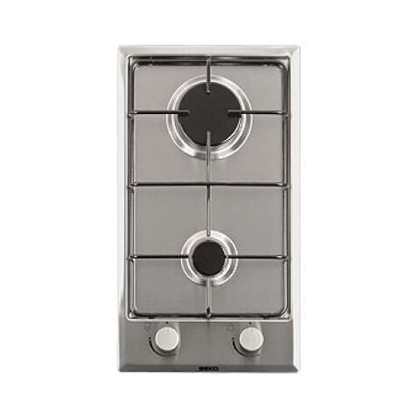 Beko HDCG 32220 SX hobs Acero inoxidable Integrado Encimera de gas 2 zona(s)
