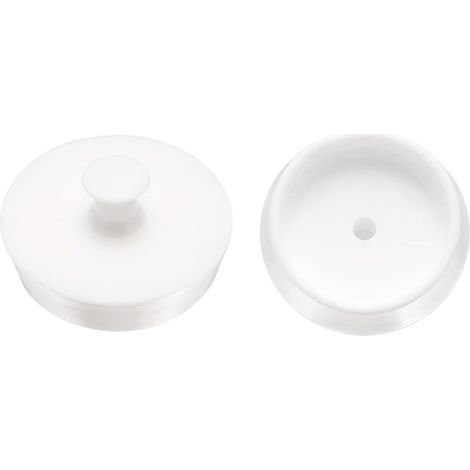 2 Pcs Bouchon de Vidange, Bouchon de Baignoire en Silicone 48mm à 50mm Bouchon de Vidange d'Évier Bouchon de Vidange de Salle de Bain avec Poignée pour Buanderie, Évier, Douche (1/5)