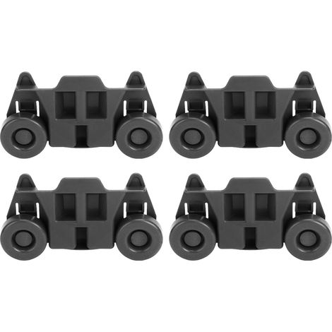 Lot de 4 roulettes pour panier inférieur de lave-vaisselle W10195416V PS11722152 AP5983730 - Accessoires de rechange pour la cuisine (1/4)
