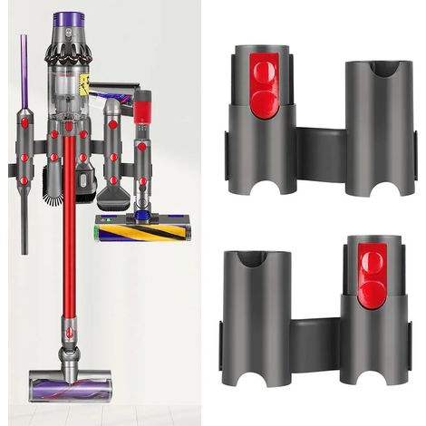Support de rangement pour aspirateur avec brosse et accessoires de nettoyage, compatible avec les modèles V7, V8, V10, V11 et V15. (1/4)