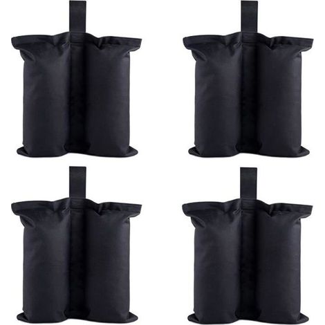 Sacs de lestage - Non spécifié - Lot de 4 - Tissu Oxford 600D - Imperméable - Pour tonnelle et tente (1/4)