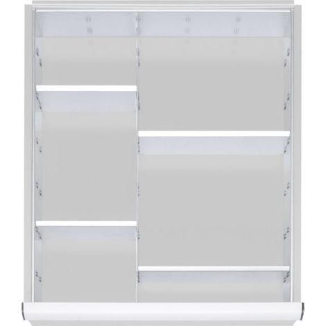 Kit de compartimentage STIER pour tiroirs avec hauteur de façade de 120-150mm, 1x4 parois de séparation (1/4)