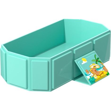 Faltbare Badewanne für Reisen, Kinderzimmer, Badezimmer, Garten, Jungen und Mädchen – rutschfester, kippbarer Eimer zum Waschen (1/5)