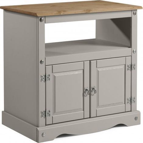 Corona Grey Wax Straight TV Unit (1/4)