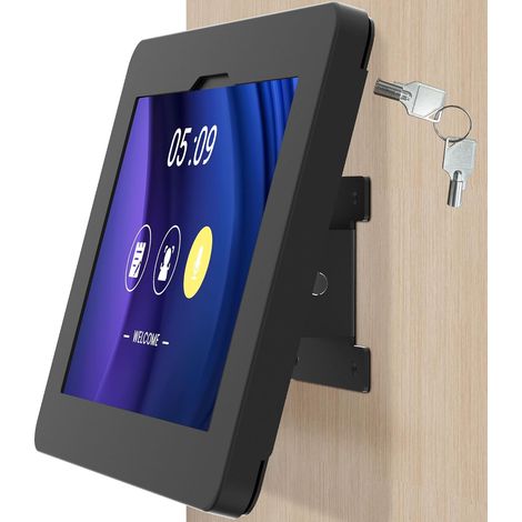 Support mural pour tablette compatible avec Tab A11+, Tab A9+, antivol avec verrouillage, tout métal, inclinable - BSW101BJ (1/5)