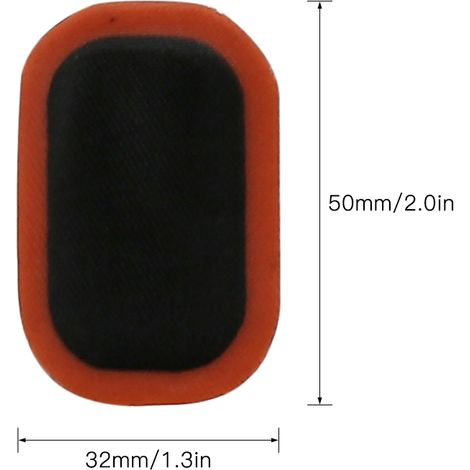 Patchs de réparation de pneus de vélo, 24 pièces, Kit de réparation de crevaison de Tube de vélo en caoutchouc pour intérieur (1/3)
