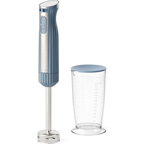 Mixeur plongeant avec verre gradué et couvercle Sous Chef – Bleu navy 5,8x6,8x39,8