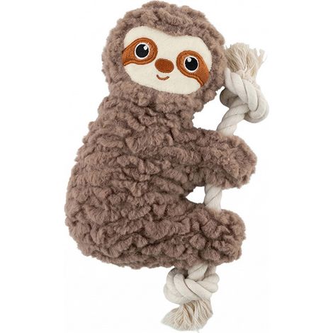 Jouet pour chien paresseux en peluche chenille avec couineur, résistant à mâcher (1/5)