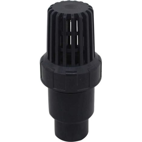 Fußventil, Rückschlagventil, Sauganschluss 20 25 32 40 50 63 75 90 mm, PVC-Sieb-Rückschlagventil für Schwimmbadpumpen (Innendurchmesser 25 mm) (1/4)