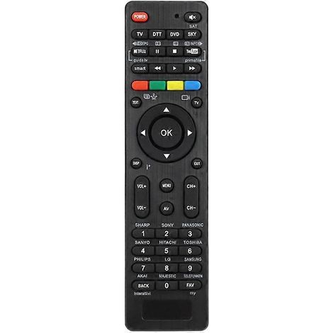 4-in-1 Universalfernbedienung für TV, DVB-T und DVD mit Direktwahlfunktion (1/5)
