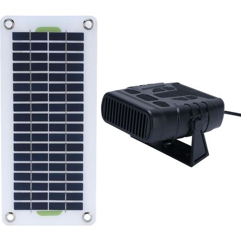Solar Panel Heater, 30W Portable Space Heater Solar Powered with Battery Box, Compact, Lightweight, Temperature Control System, Ideal for Mounting on (1/5)
