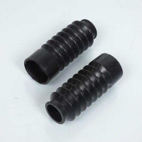 Paar Gabelbälge schwarz Ø30x45x120mm für Roller Yamaha 50 Bws neu (1/2)