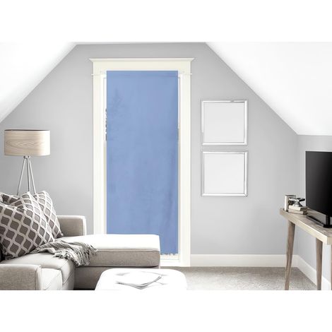 Voile pour Porte Fenêtre Coton Bleu 70 x 200 cm
