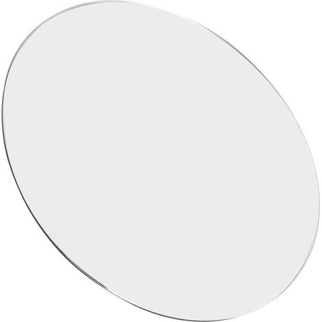 Acrylspiegel, rund, 18 cm, weiß, für Fotografie, Make-up, Dekoration (1/5)