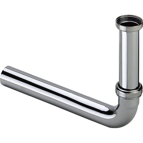 Coude de drainage 5621.1-880 en laiton chromé G1 1/4 x 32 mm