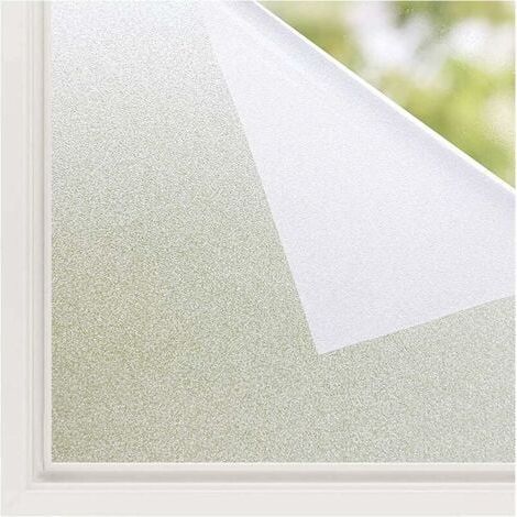 – Film occultant anti-UV pour fenêtre 20x200 cm – Film électrostatique opaque mat – Protection de la vie privée pour salle de bain et cuisine (1/5)