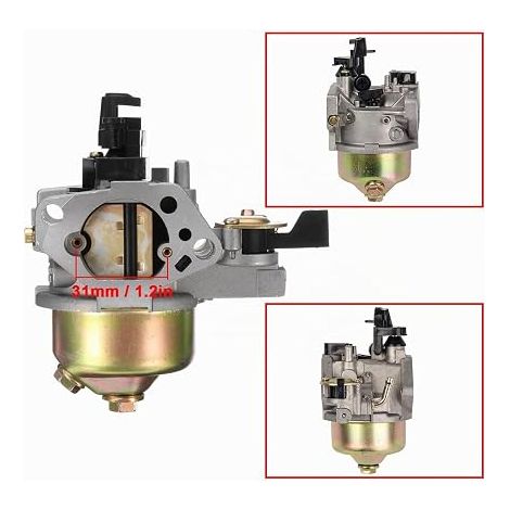 GX390 Carburetor GX340 GX 390 GX420 420cc 301cc 11HP 12HP 13HP Water Pump Lawn Mower Generator Replacement Parts 66492 66555 LF182FD LF188FD (1/4)