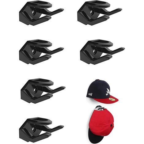 Filiyano-Porte-bouchons adhésifs, lot de 6 porte-bouchons noirs, à fixer au mur (1/5)