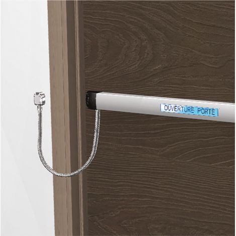 Passe-câble en applique Ø ext 12 int 9.5 mm en acier zingué longueur 400 mm. pose en extérieur - IZYX SYSTEMS (1/3)