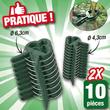 attaches plantes lot de 20 Pièces - 2 tailles