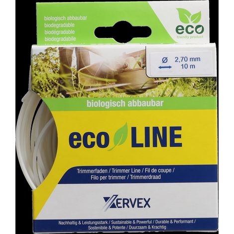Xervex Ecoline Trimmerfaden F3.4 Ø 2,7 mm 10 m weiß
