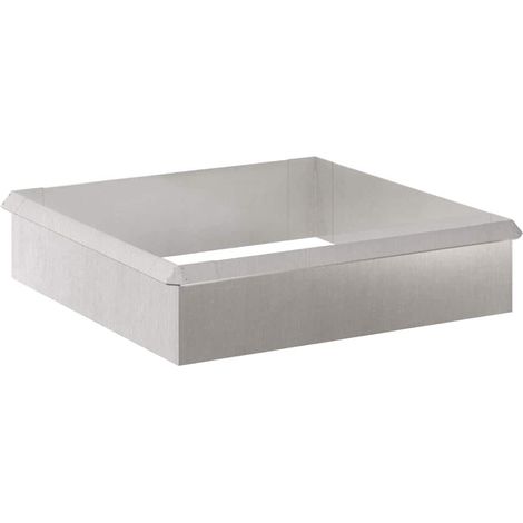 vidaXL Snail Fences 8 pcs 100 x 3.5 x 25 cm Stainless Steel Silver (1/5)