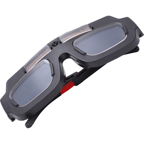 Lunettes de soudage à assombrissement automatique solaire, lunettes de sécurité anti-radiations réglables pour soudeur, protection anti-éblouissement (1/5)